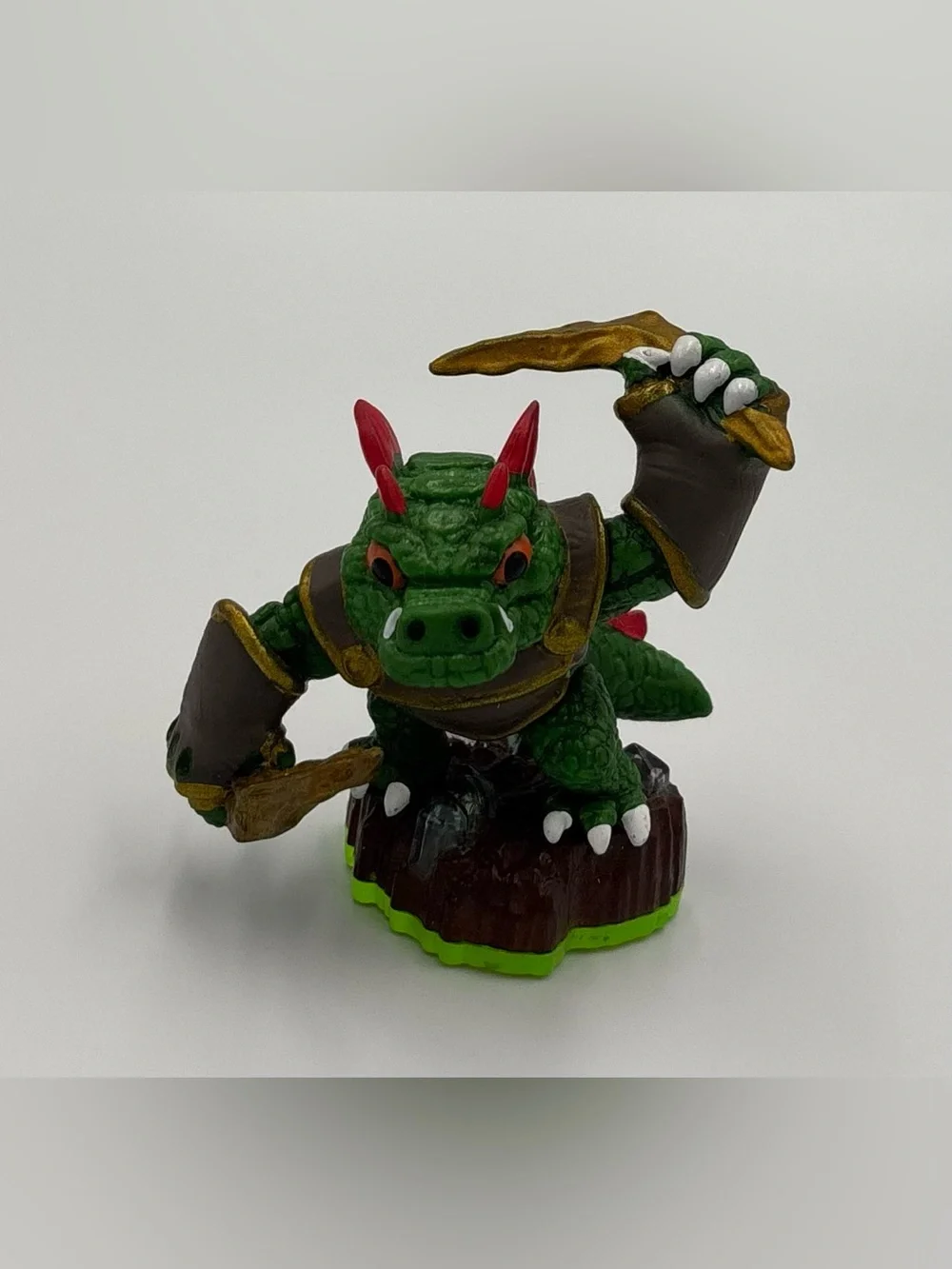 RARE Vintage Skylanders Trigger Happy Dino-Rang Eruptor Figure Toy Set Lot